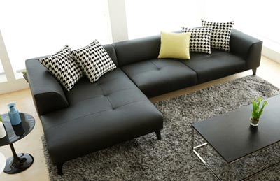 Sofa da góc hiện đại DH143