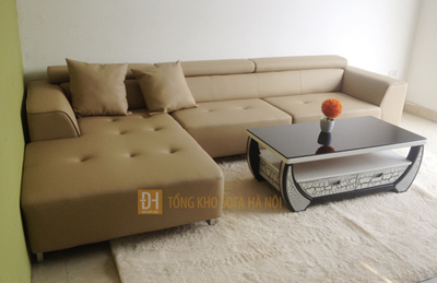 Sofa da phòng khách DH187